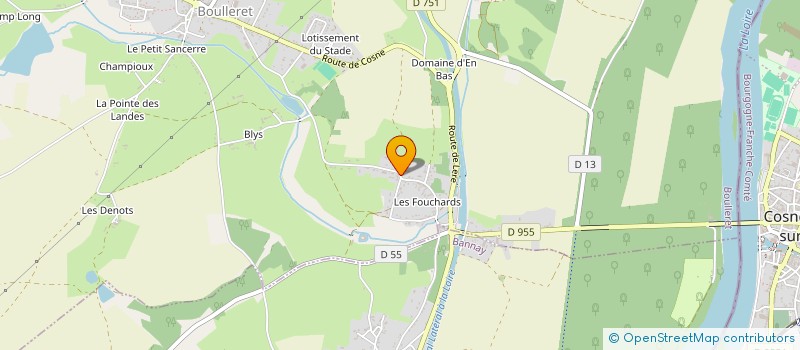 localisation de l'entreprise MONSIEUR JEAN-MARC BRANGER  BOULLERET