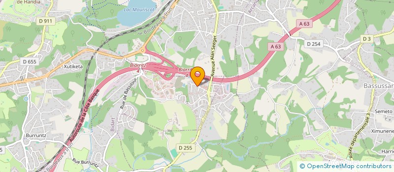 localisation de l'entreprise MONSIEUR JEAN MARC BRETEAU à BIDART