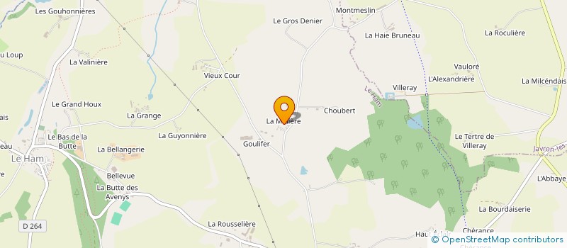 localisation de l'entreprise MONSIEUR JEAN-MARC BRINDEAU  LE HAM