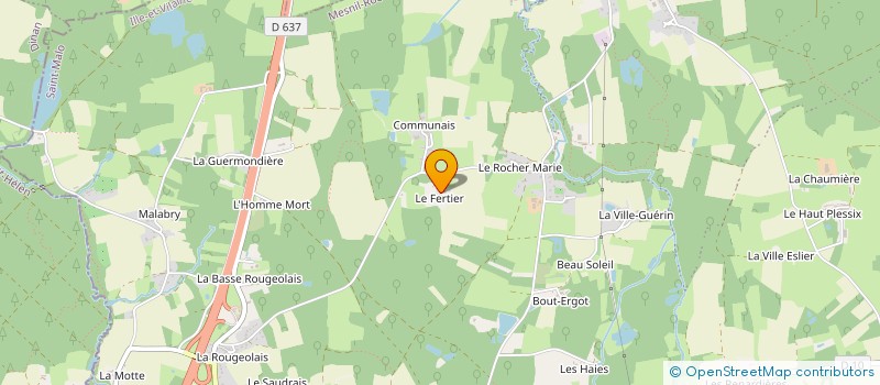 localisation de l'entreprise MONSIEUR JEAN-MARC BRINDEJONC  MESNIL-ROC'H