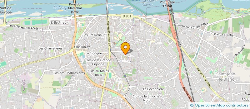 localisation de l'entreprise MONSIEUR JEAN-MARC BRISEBARRE à ORLEANS