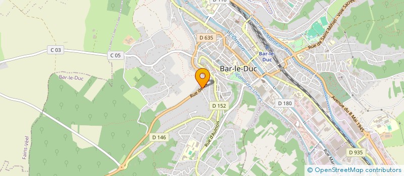 localisation de l'entreprise MONSIEUR JEAN-MARC BROCARD à BAR-LE-DUC