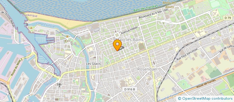 localisation de l'entreprise MONSIEUR JEAN-MARC BROGNIART à DUNKERQUE