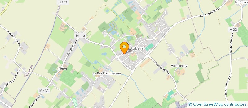 localisation de l'entreprise MONSIEUR JEAN-MARC BROUTIN à AUBERS