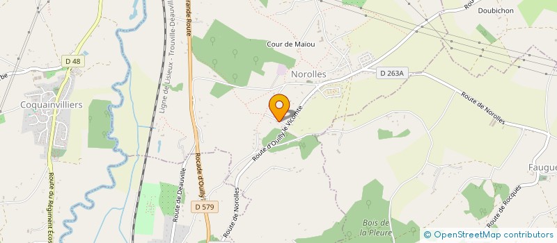 localisation de l'entreprise MONSIEUR JEAN MARC BRUNEAU  NOROLLES