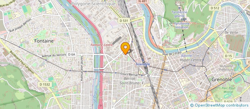 localisation de l'entreprise MONSIEUR JEAN MARC BRUNET à GRENOBLE