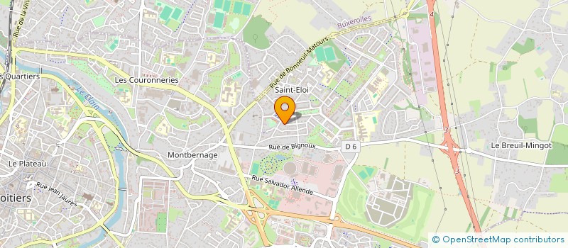 localisation de l'entreprise MONSIEUR JEAN MARC BRUNET  POITIERS