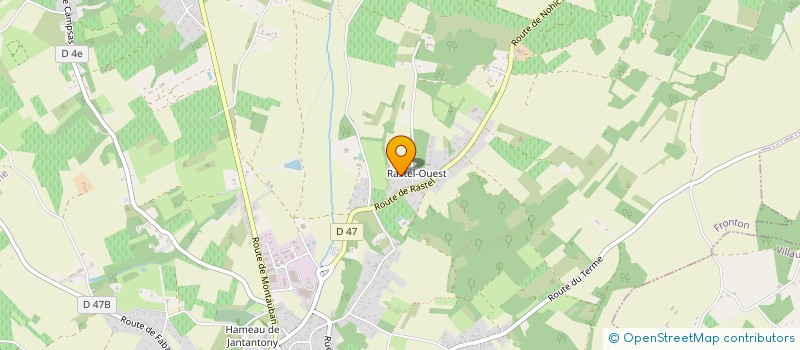 localisation de l'entreprise MONSIEUR JEAN-MARC BRUNON  VILLENEUVE-LES-BOULOC