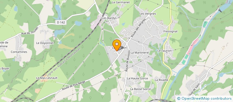 localisation de l'entreprise MONSIEUR JEAN MARC BUISSON  SAINT-PRIEST-TAURION