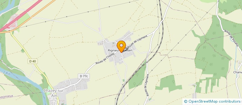 localisation de l'entreprise MONSIEUR JEAN-MARC BURLAUD à CHAZEY-SUR-AIN
