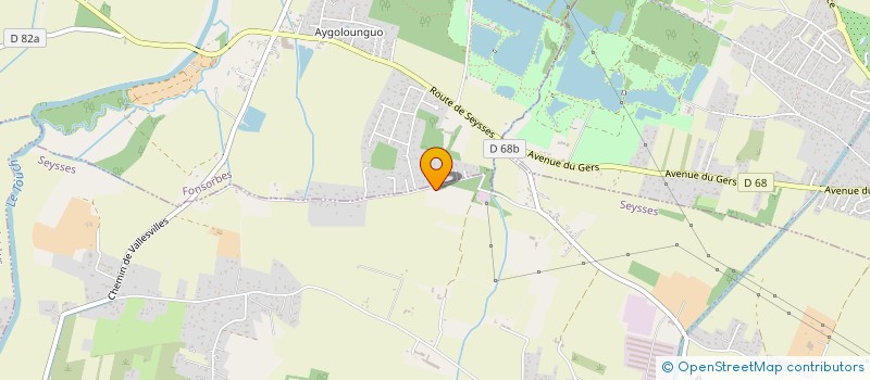 localisation de l'entreprise MONSIEUR JEAN-MARC BURLIN  SEYSSES