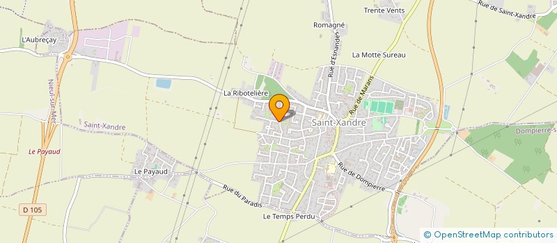 localisation de l'entreprise MONSIEUR JEAN MARC BUTREAU  SAINT-XANDRE