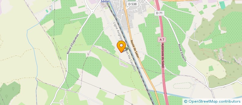 localisation de l'entreprise MONSIEUR JEAN-MARC CAGNA  SENAS