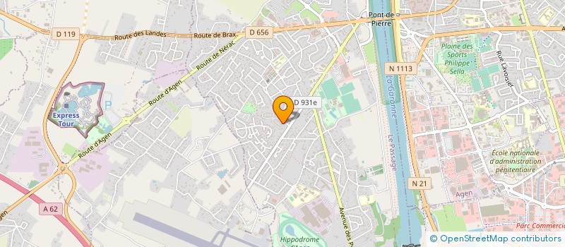 localisation de l'entreprise MONSIEUR JEAN-MARC CAILLEAU  LE PASSAGE