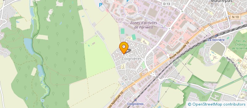 localisation de l'entreprise MONSIEUR JEAN-MARC CAILLEBOTTE  COIGNIERES