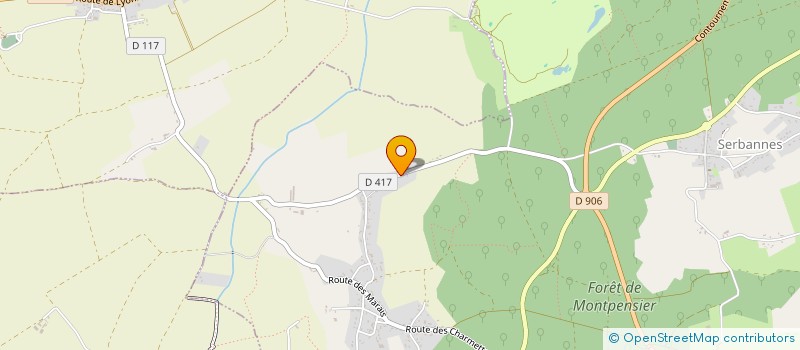 localisation de l'entreprise MONSIEUR JEAN MARC CAMPREDON  SERBANNES