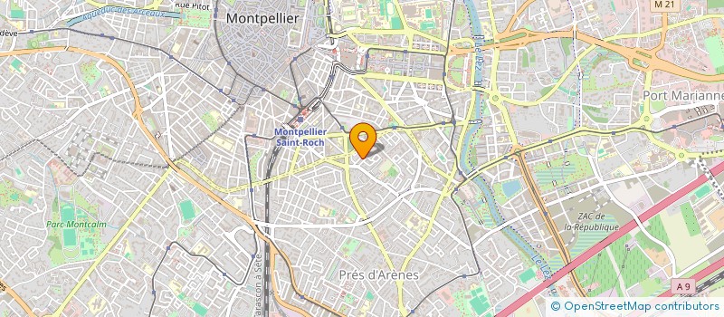localisation de l'entreprise MONSIEUR JEAN MARC CARACCI à MONTPELLIER