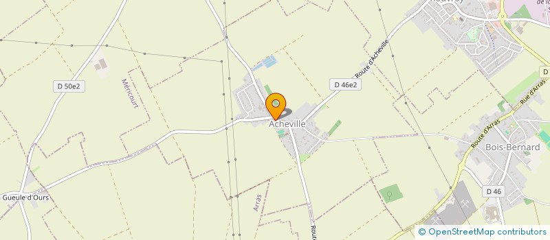 localisation de l'entreprise MONSIEUR JEAN-MARC CARDON  ACHEVILLE