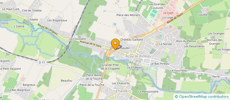 localisation de l'entreprise MONSIEUR JEAN-MARC CARPENTIER  AZAY-LE-RIDEAU