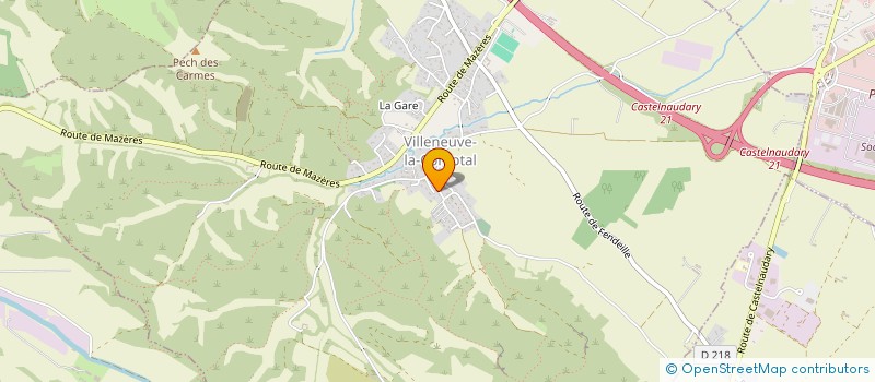 localisation de l'entreprise MONSIEUR JEAN MARC CASTOR  RICAUD