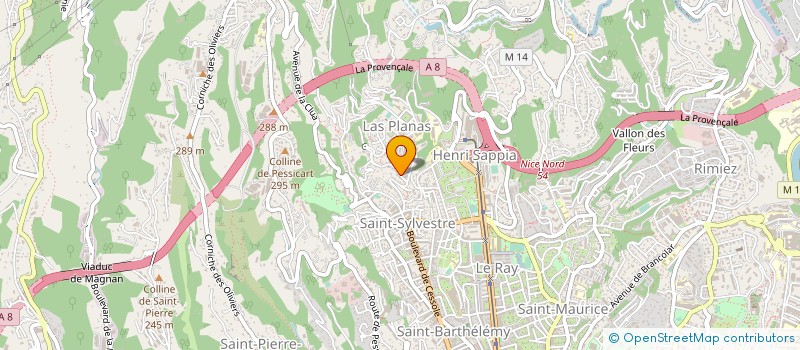 localisation de l'entreprise MONSIEUR JEAN-MARC CATALANOTTI à NICE