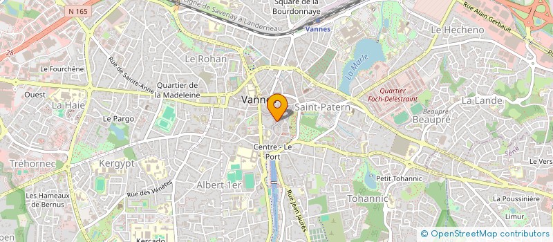 localisation de l'entreprise MONSIEUR JEAN-MARC CEVAER à VANNES