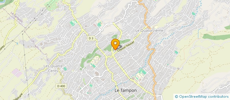 localisation de l'entreprise MONSIEUR JEAN-MARC CHANTELOUBE  LE TAMPON