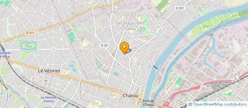 localisation de l'entreprise MONSIEUR JEAN-MARC CHANTY à CHATOU