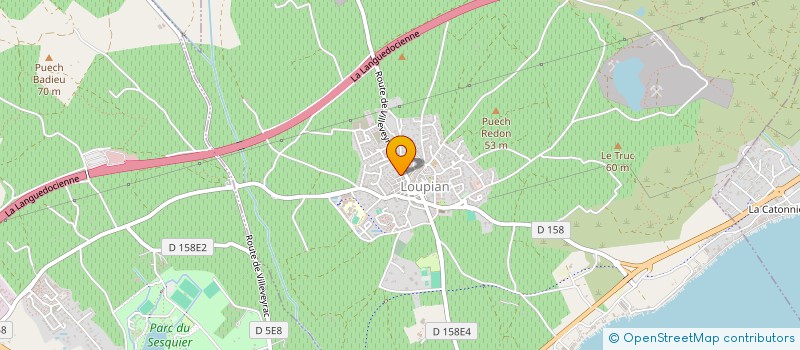 localisation de l'entreprise MONSIEUR JEAN MARC CHANUC à LOUPIAN