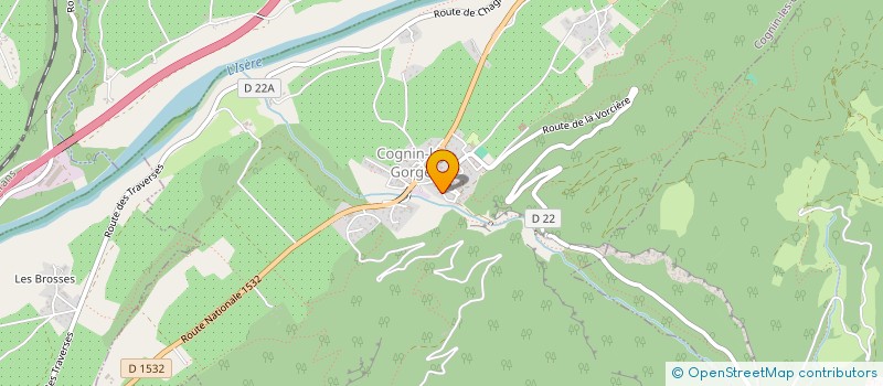 localisation de l'entreprise MONSIEUR JEAN-MARC CHARLES  COGNIN-LES-GORGES