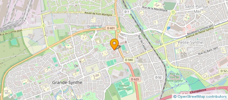 localisation de l'entreprise MONSIEUR JEAN-MARC CHARLET à GRANDE-SYNTHE