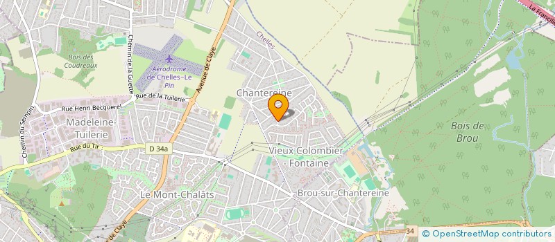 localisation de l'entreprise MONSIEUR JEAN-MARC CHARVET  CHELLES