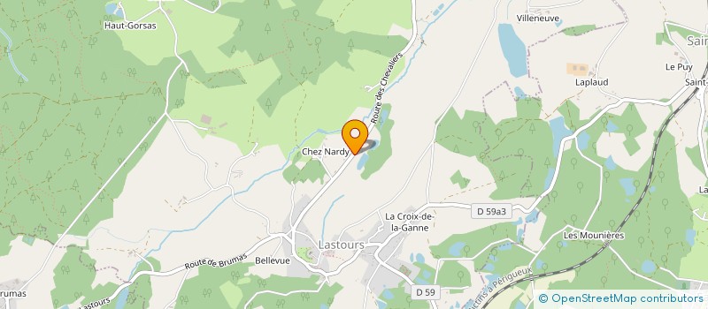 localisation de l'entreprise MONSIEUR JEAN MARC CHAUMETTE à RILHAC-LASTOURS