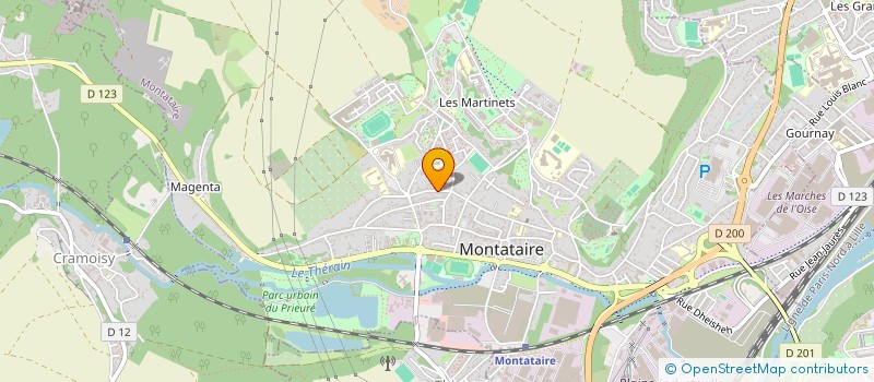 localisation de l'entreprise MONSIEUR JEAN MARC CHAUVEAU à MONTATAIRE