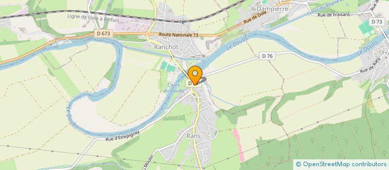 localisation de l'entreprise MONSIEUR JEAN-MARC CHESNEAU  RANS