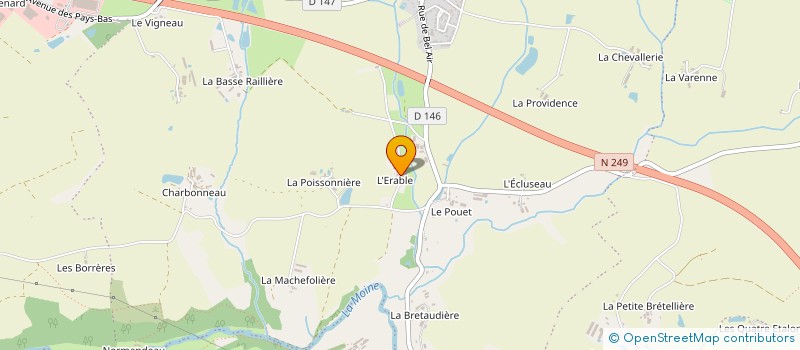 localisation de l'entreprise MONSIEUR JEAN-MARC CHESNET  SEVREMOINE