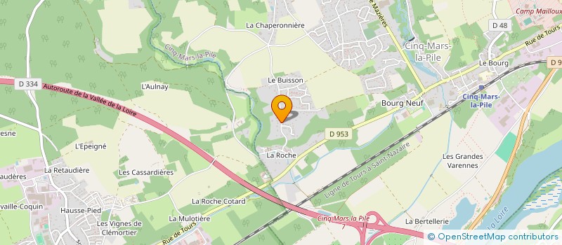 localisation de l'entreprise MONSIEUR JEAN-MARC CHEVET  CINQ-MARS-LA-PILE