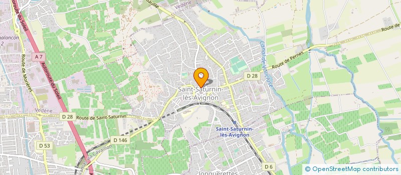 localisation de l'entreprise MONSIEUR JEAN MARC CHEYRIAS  SAINT-SATURNIN-LES-AVIGNON