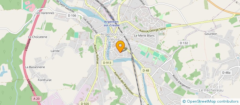 localisation de l'entreprise MONSIEUR JEAN-MARC CHIPOTEL à ARGENTON-SUR-CREUSE