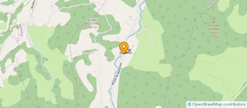 localisation de l'entreprise MONSIEUR JEAN MARC CLAVERIE  LANNE-EN-BARETOUS