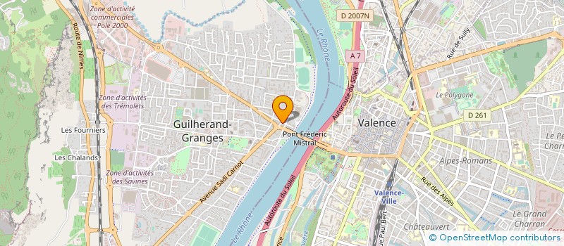 localisation de l'entreprise MONSIEUR JEAN-MARC CLUZEL  GUILHERAND-GRANGES