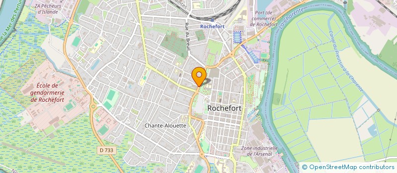 localisation de l'entreprise MONSIEUR JEAN-MARC COCHON  ROCHEFORT