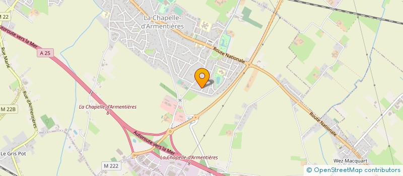 localisation de l'entreprise MONSIEUR JEAN-MARC COCQ  LA CHAPELLE-D'ARMENTIERES