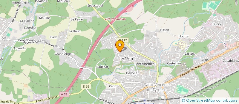 localisation de l'entreprise MONSIEUR JEAN MARC COLA à SAINT-VINCENT-DE-TYROSSE