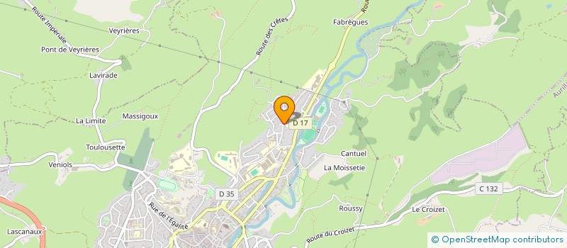 localisation de l'entreprise MONSIEUR JEAN-MARC COMBELLES à AURILLAC
