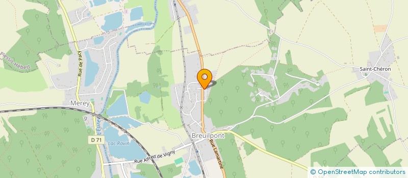 localisation de l'entreprise MONSIEUR JEAN-MARC COMLAN  BREUILPONT