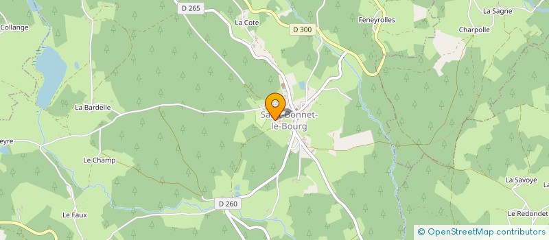 localisation de l'entreprise MONSIEUR JEAN MARC CONVERT  SAINT-BONNET-LE-BOURG