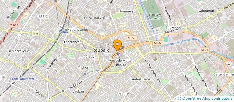 localisation de l'entreprise MONSIEUR JEAN-MARC COQUANT  ROUBAIX