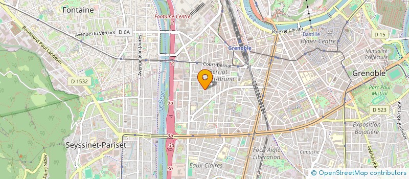 localisation de l'entreprise MONSIEUR JEAN-MARC COSTE  GRENOBLE