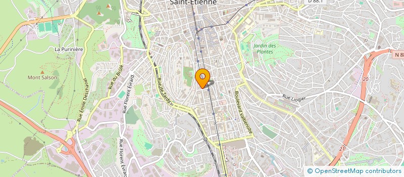 localisation de l'entreprise MONSIEUR JEAN-MARC COSTILLE  SAINT-ETIENNE